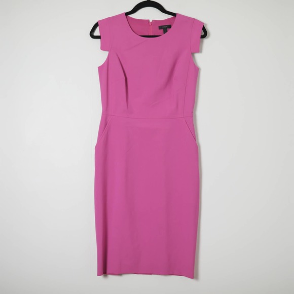 J. Crew Dresses & Skirts - J. Crew Pink Wool Blend Resume Dress Style C9102